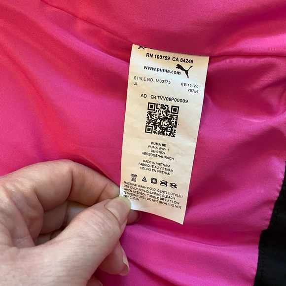 PUMA puffer vest girls size small 7/8 - Picture 5 of 6